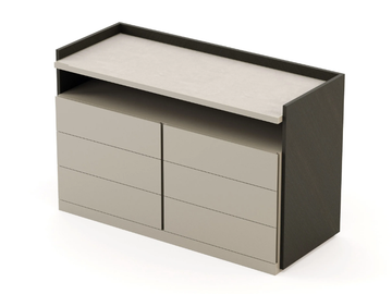 MILOS - Wood veneer chest of drawers by Stylish Club - view 3